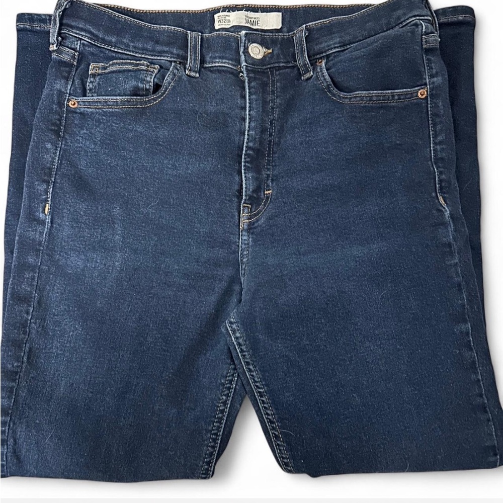 Topshop Jamie High Waist Skinny Jeans
32W x 32L (fits like 30-31W)